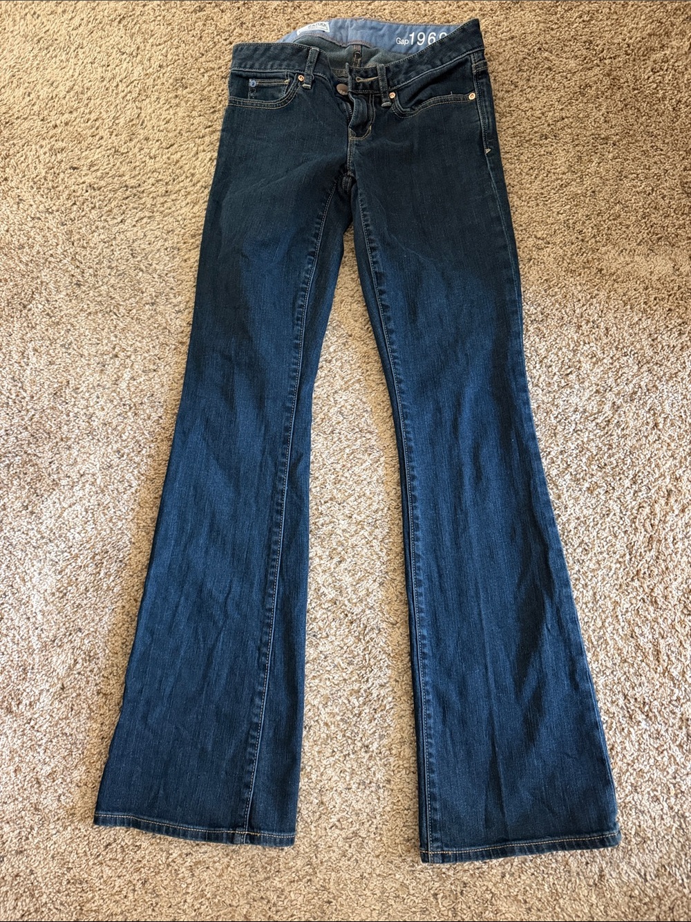 Women's Dark Blue Flared Jeans